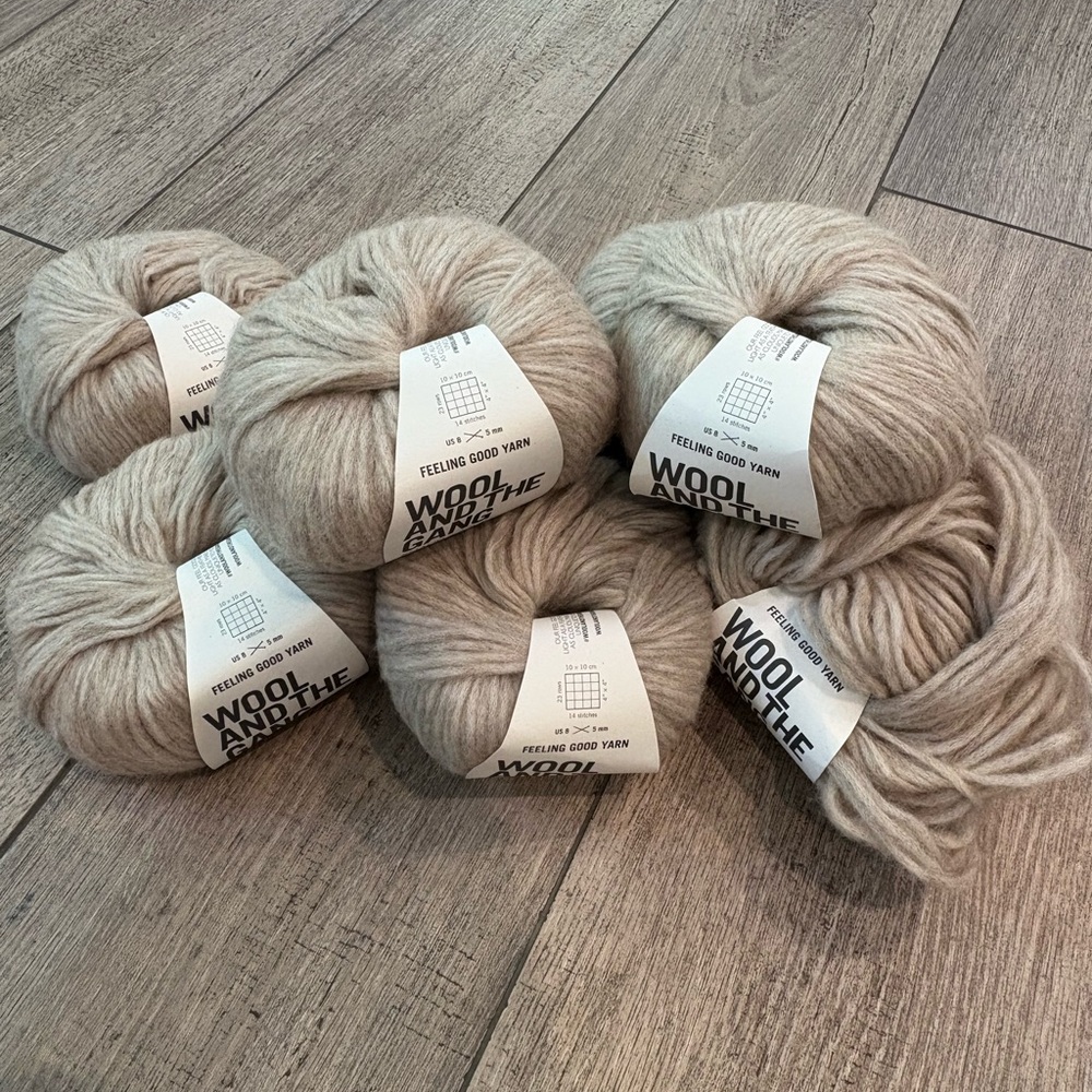 Wool and the Gang feeling good yarn